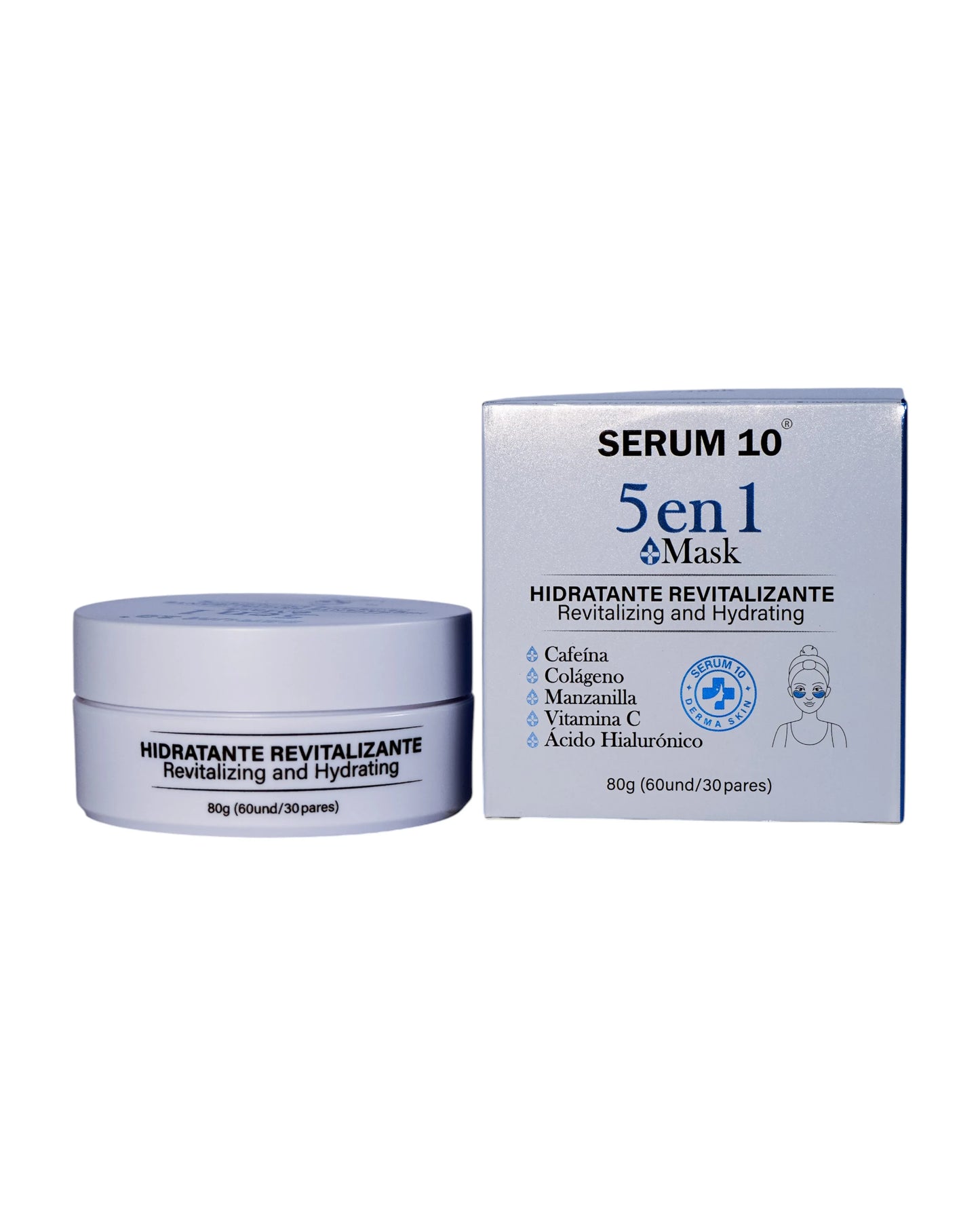 PARCHES ACLARANTES PARA LOS OJOS 5 EN 1. SERUM 10