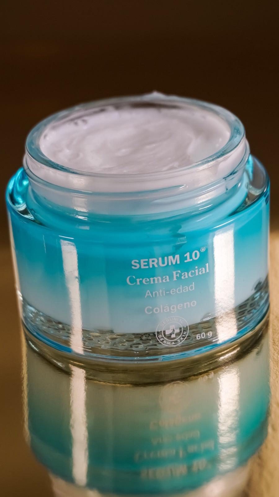 CREMA ANTI-EDAD CON COLÁGENO SERUM 10°