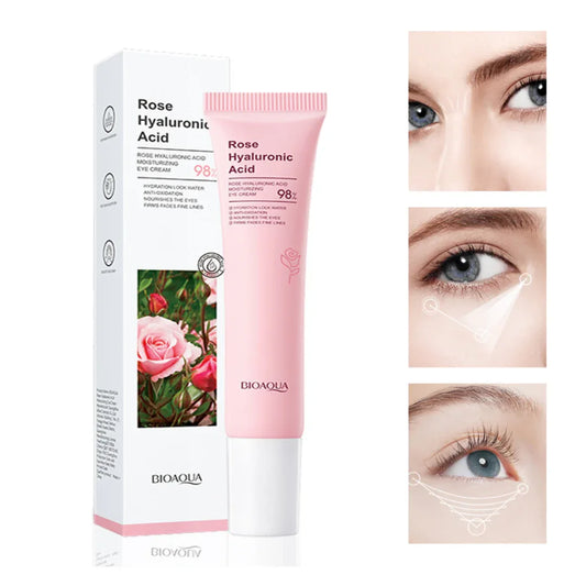CONTORNO DE OJOS PÉTALOS DE ROSA