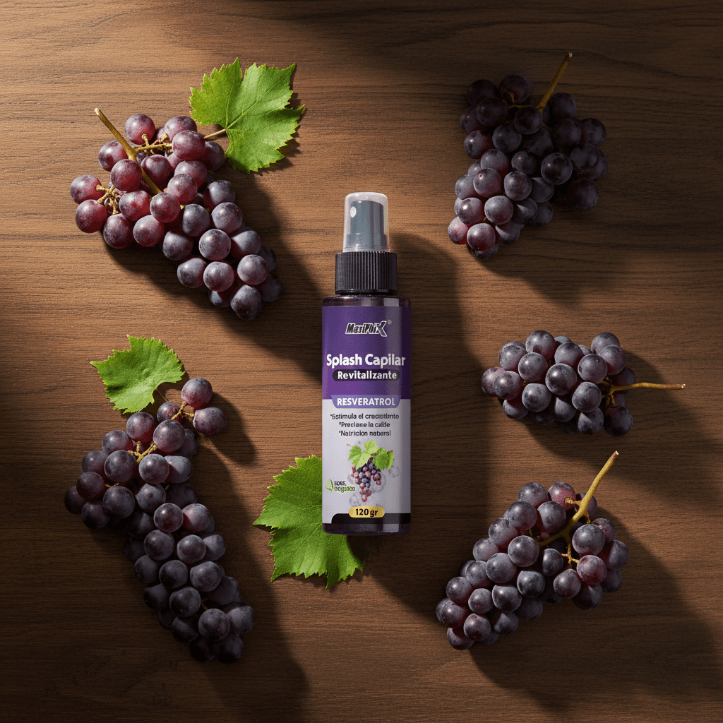 Flat lay uvas