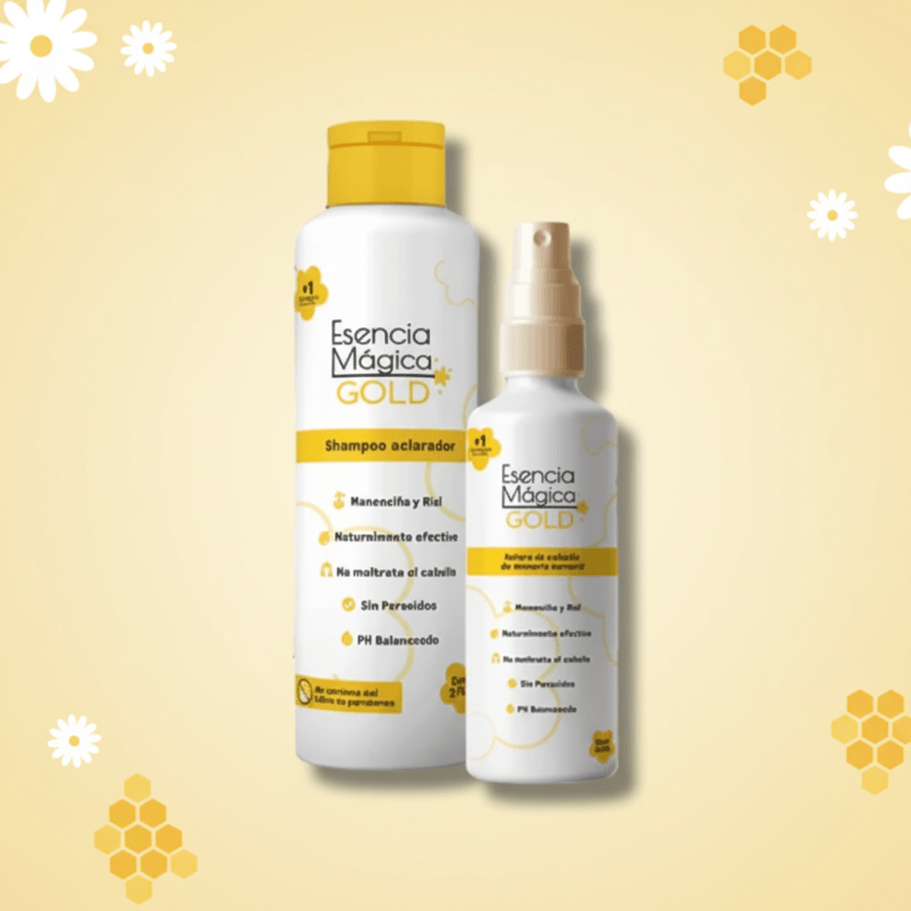 KIT GOLD ESENCIA MAGICA ACLARADOR PARA NIÑOS