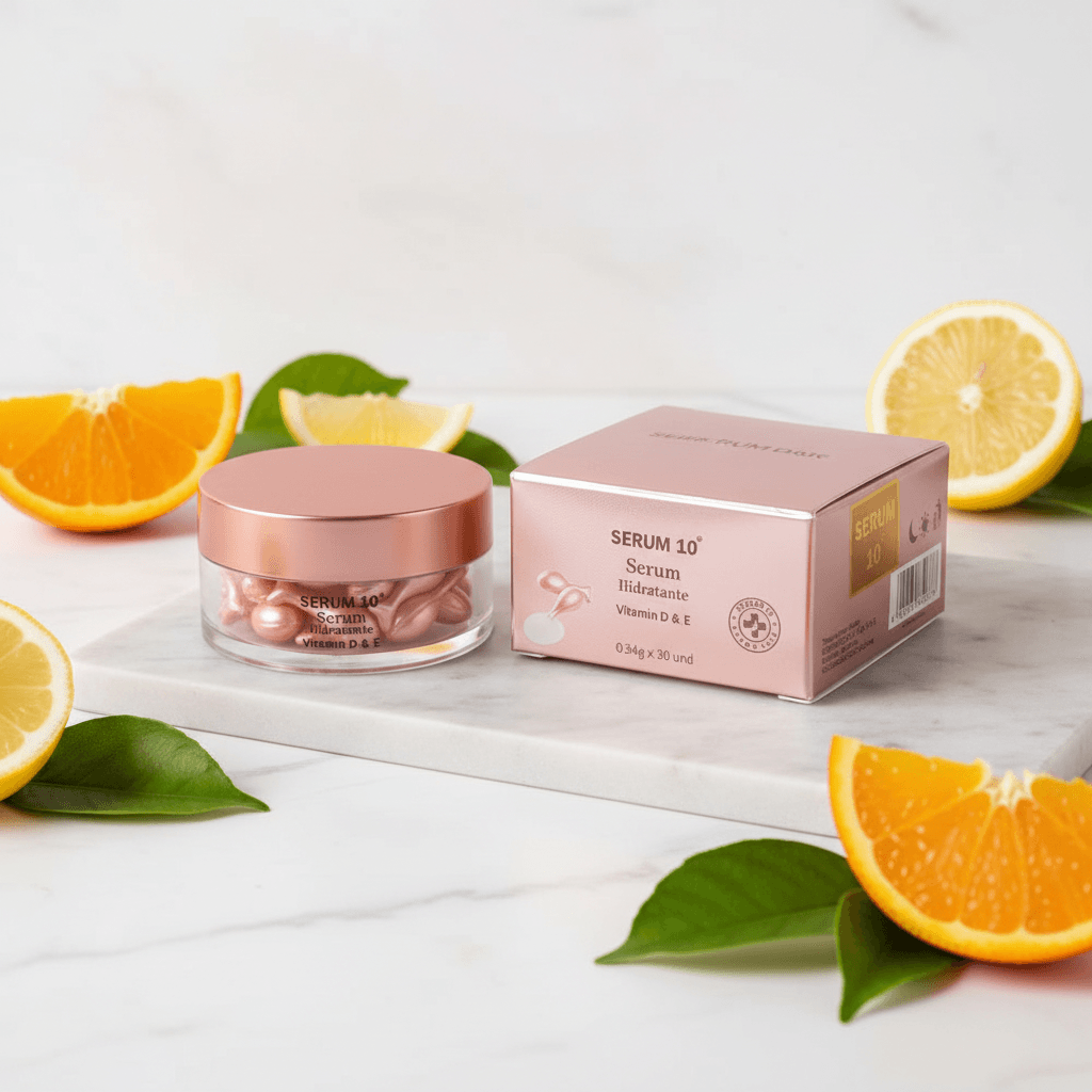 SÉRUM 10 VITAMINA C + D + E EN CÁPSULAS MONODOSIS | ANTIEDAD & ANTIOXIDANTE