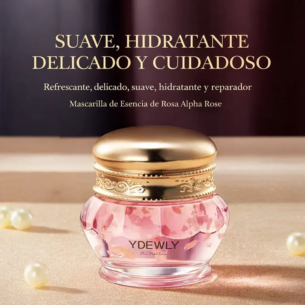 CREMA HIDRATANTE PÉTALOS DE ROSA Y ACIDO HIALURONICO