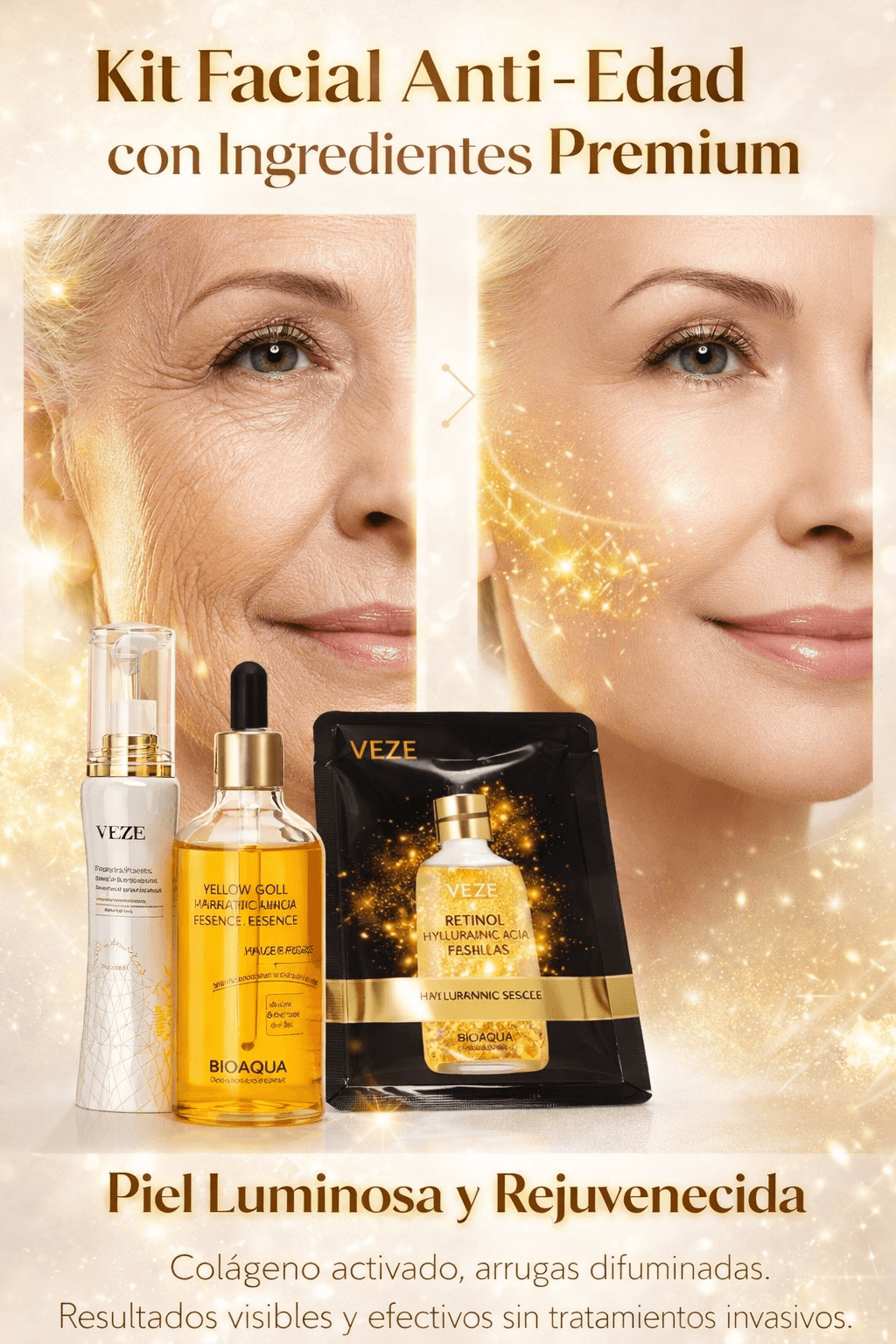 RITUAL DE ORO – KIT FACIAL ANTI-EDAD