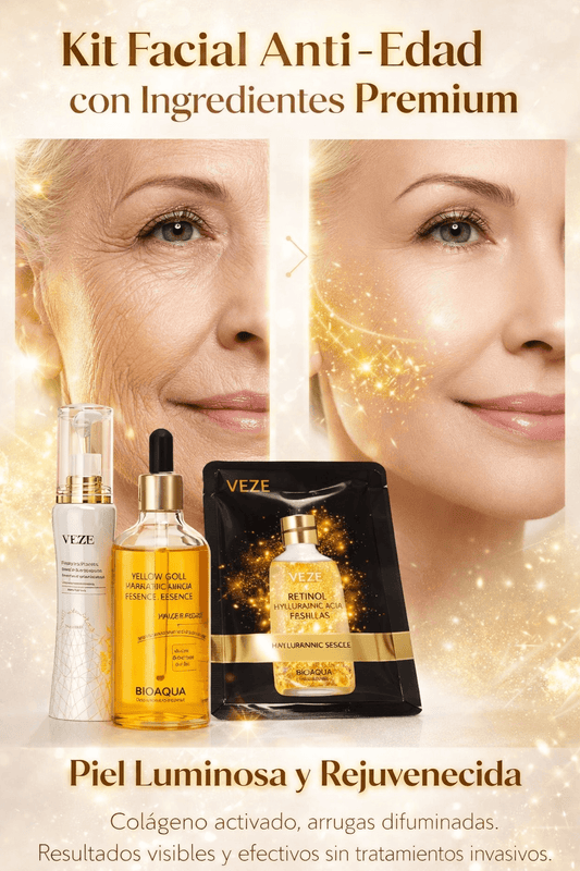 RITUAL DE ORO – KIT FACIAL ANTI-EDAD
