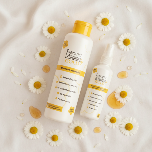 KIT GOLD ESENCIA MAGICA ACLARADOR PARA NIÑOS