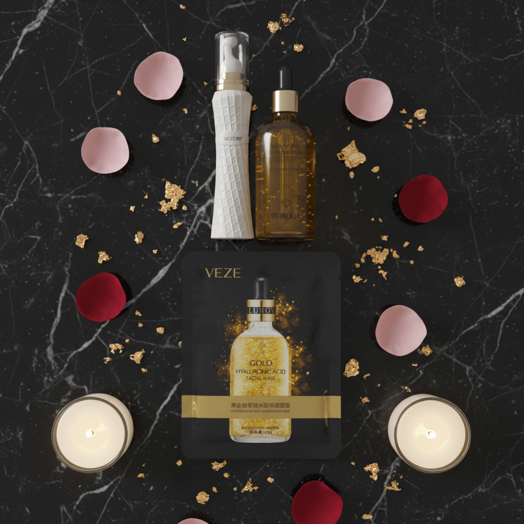 Fondo spa lujo Ritual de Oro Kit Facial