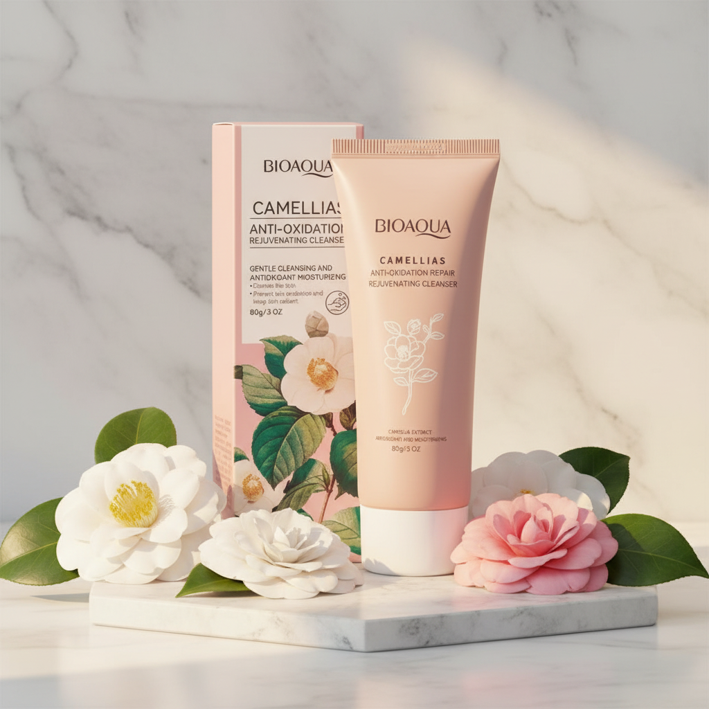 JABON LIMPIADOR EXFOLIANTE EXTRACTO DE CAMELIA